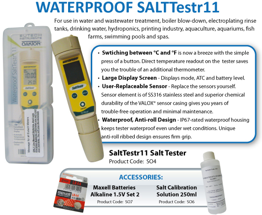 Waterproof SALTTestr11